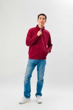 DDB334 - FELPA CON ZIP INTERA UNISEX - immagine 6