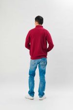 DDB334 - FELPA CON ZIP INTERA UNISEX - immagine 4