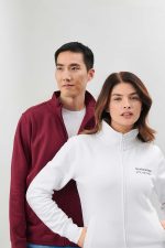 DDB334 - FELPA CON ZIP INTERA UNISEX - immagine 3